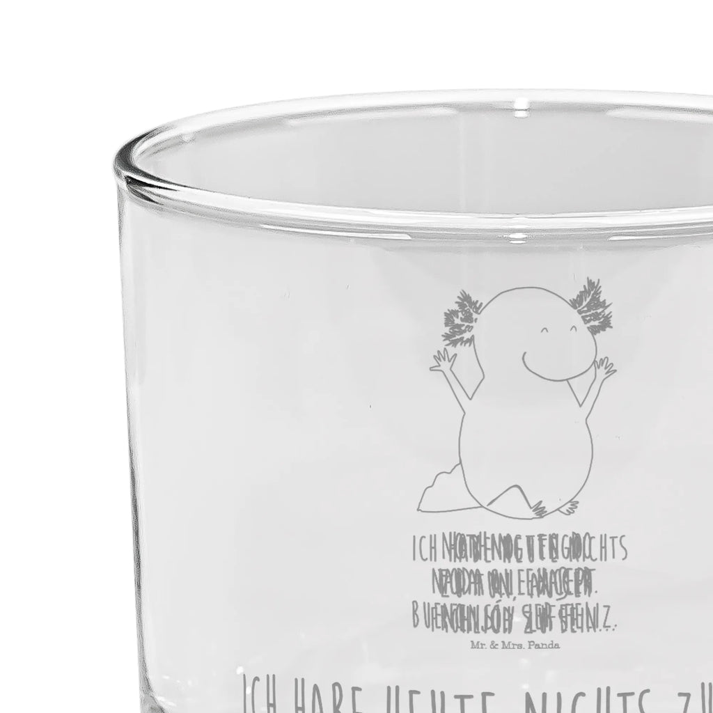 Ginglas Axolotl Hurra Ginglas, Gin Glas, Gin Glas mit Gravur, Ginglas mit Spruch, Gin Glas mit Sprüchen, Axolotl, Molch, Axolot, Schwanzlurch, Lurch, Lurche, fröhlich, Spaß, Freude, Motivation, Zufriedenheit