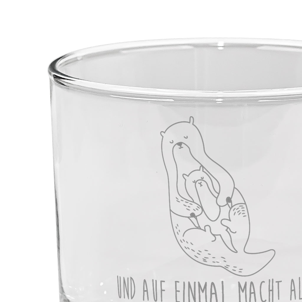 Ginglas Otter mit Kind Ginglas, Gin Glas, Gin Glas mit Gravur, Ginglas mit Spruch, Gin Glas mit Sprüchen, Otter, Fischotter, Seeotter, Otter Seeotter See Otter