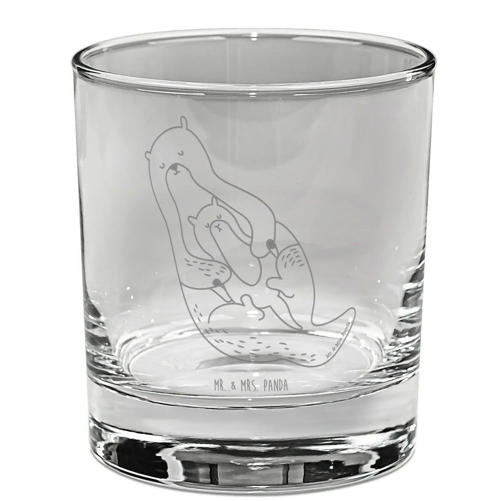 Ginglas Otter mit Kind Ginglas, Gin Glas, Gin Glas mit Gravur, Ginglas mit Spruch, Gin Glas mit Sprüchen, Otter, Fischotter, Seeotter, Otter Seeotter See Otter