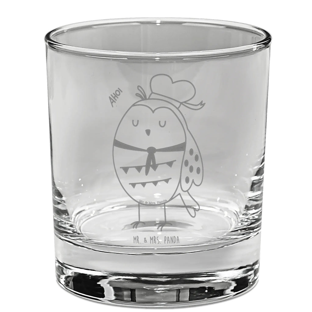 Ginglas Eule Matrosen Ginglas, Gin Glas, Gin Glas mit Gravur, Ginglas mit Spruch, Gin Glas mit Sprüchen, Eule, Eule Spruch, Eule Deko, Owl, Wortspiel lustig, Matrose, Freundin, Ehe, Seefahrer, Heimathafen, Hochzeitstag Geschenk