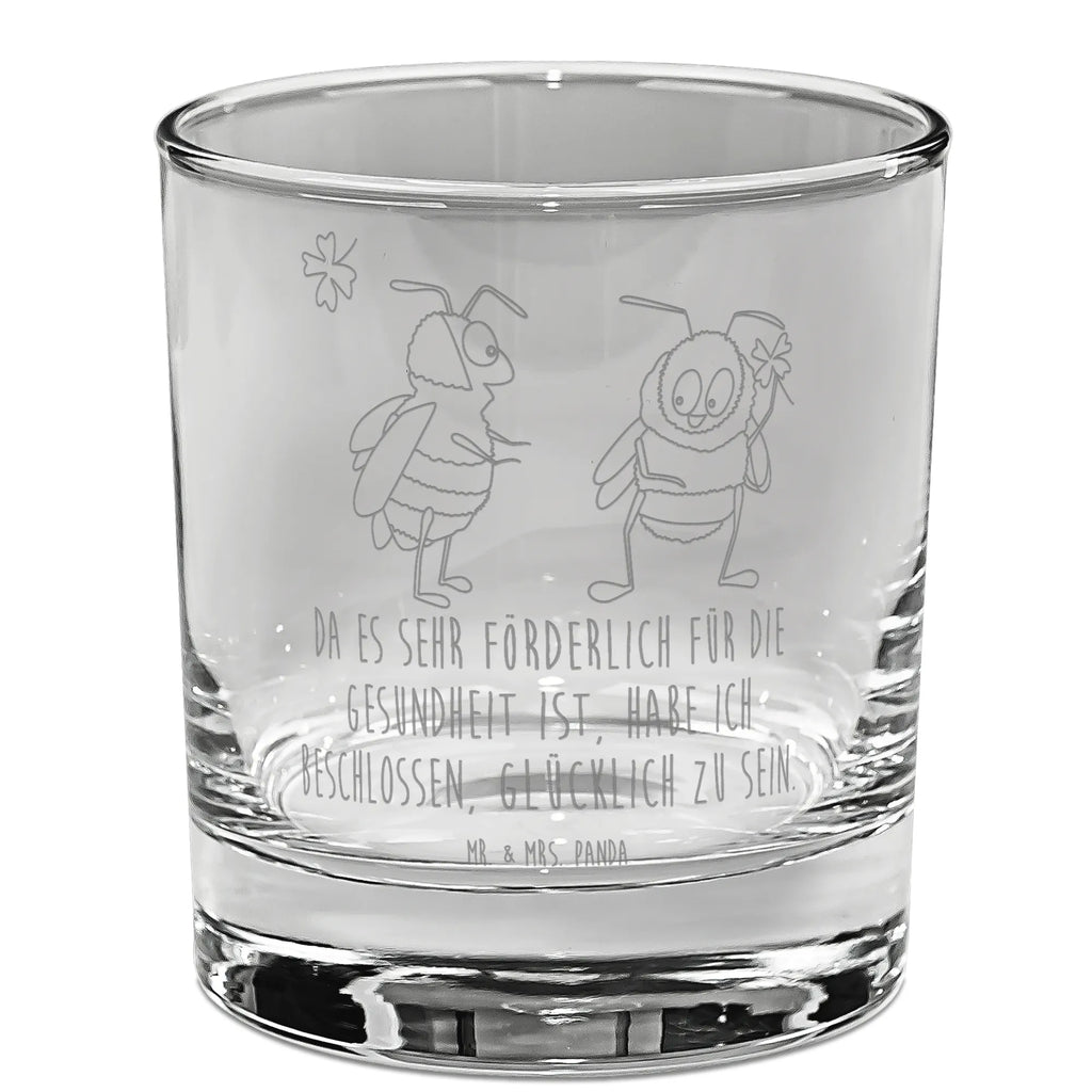 Ginglas Hummeln mit Kleeblatt Ginglas, Gin Glas, Gin Glas mit Gravur, Ginglas mit Spruch, Gin Glas mit Sprüchen, Tiermotive, Gute Laune, lustige Sprüche, Tiere, Hummel, Biene, Spruch positiv, Biene Deko, Spruch schön, glücklich sein, glücklich werden, Spruch fröhlich