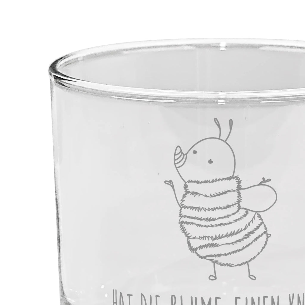 Ginglas Hummel flauschig Ginglas, Gin Glas, Gin Glas mit Gravur, Ginglas mit Spruch, Gin Glas mit Sprüchen, Tiermotive, Gute Laune, lustige Sprüche, Tiere, Hummel, Flauschig, Biene, Blume, Natur