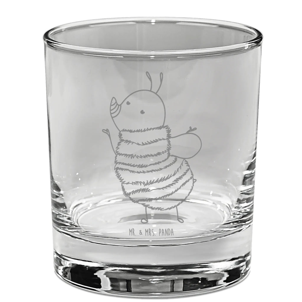 Ginglas Hummel flauschig Ginglas, Gin Glas, Gin Glas mit Gravur, Ginglas mit Spruch, Gin Glas mit Sprüchen, Tiermotive, Gute Laune, lustige Sprüche, Tiere, Hummel, Flauschig, Biene, Blume, Natur