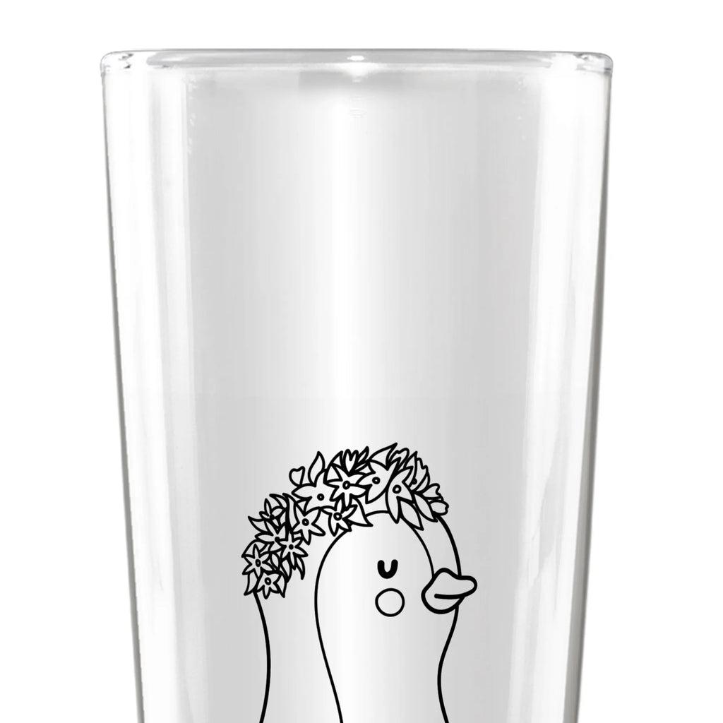 Bierglas Pinguin Blumen Bierglas, Bier Glas, Bierkrug, Bier Krug, Vatertag, Pinguin, Pinguine, Blumenkranz, Universum, Leben, Wünsche, Ziele, Lebensziele, Motivation, Lebenslust, Liebeskummer, Geschenkidee