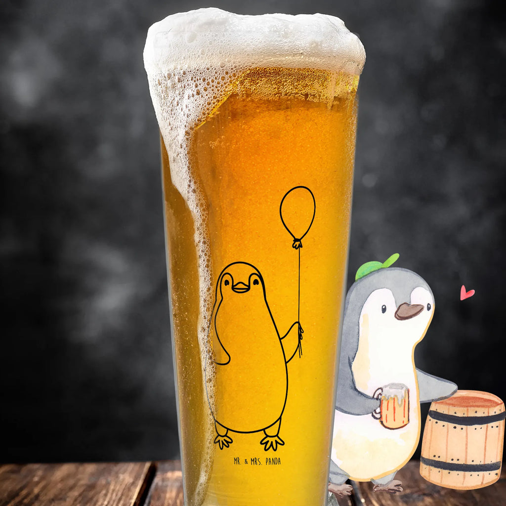 Bierglas Pinguin Luftballon Bierglas, Bier Glas, Bierkrug, Bier Krug, Vatertag, Pinguin, Pinguine, Luftballon, Tagträume, Lebenslust, Geschenk Freundin, Geschenkidee, beste Freundin, Motivation, Neustart, neues Leben, Liebe, Glück