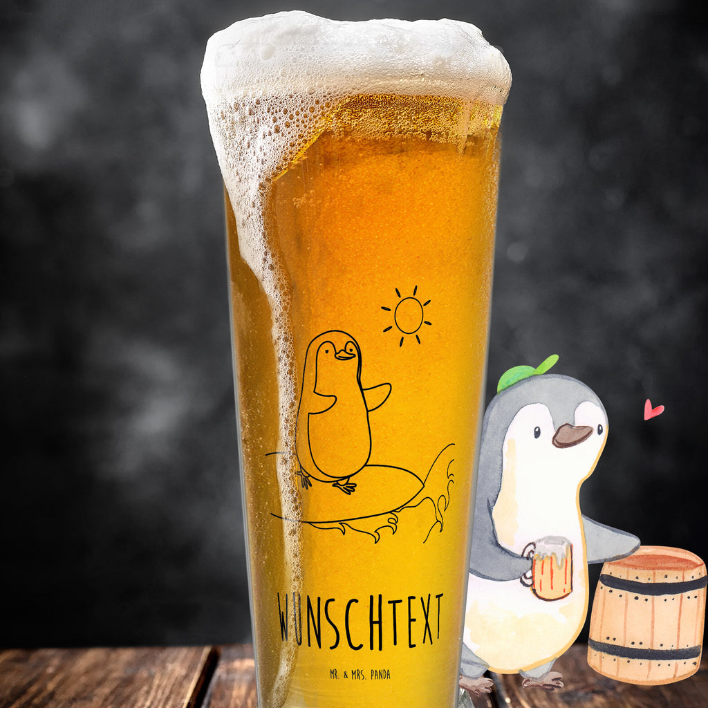 Personalisiertes Bierglas Pinguin Surfer Personalisiertes Bierglas, Personalisiertes Bier Glas, Personalisierter Bierkrug, Personalisierters Bier Krug, Bierglas mit Namen, Bierkrug mit Namen, Vatertag, Pinguin, Pinguine, surfen, Surfer, Hawaii, Urlaub, Wellen, Wellen reiten, Portugal