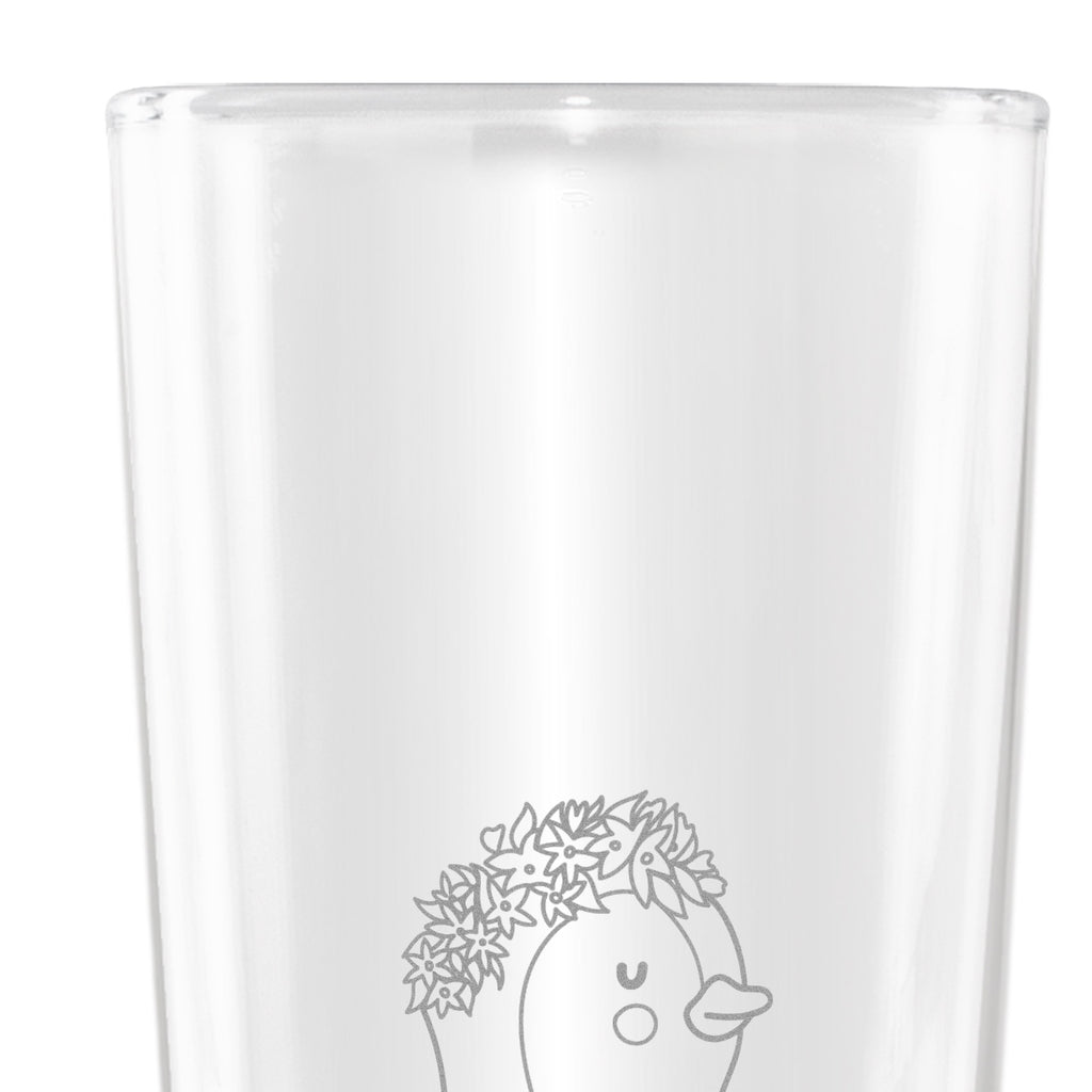 Weizenglas Pinguin Blumen Weizenglas, Weizen Glas, Vatertag, Weizenbier Glas, Weizenbierglas, Pinguin, Pinguine, Blumenkranz, Universum, Leben, Wünsche, Ziele, Lebensziele, Motivation, Lebenslust, Liebeskummer, Geschenkidee