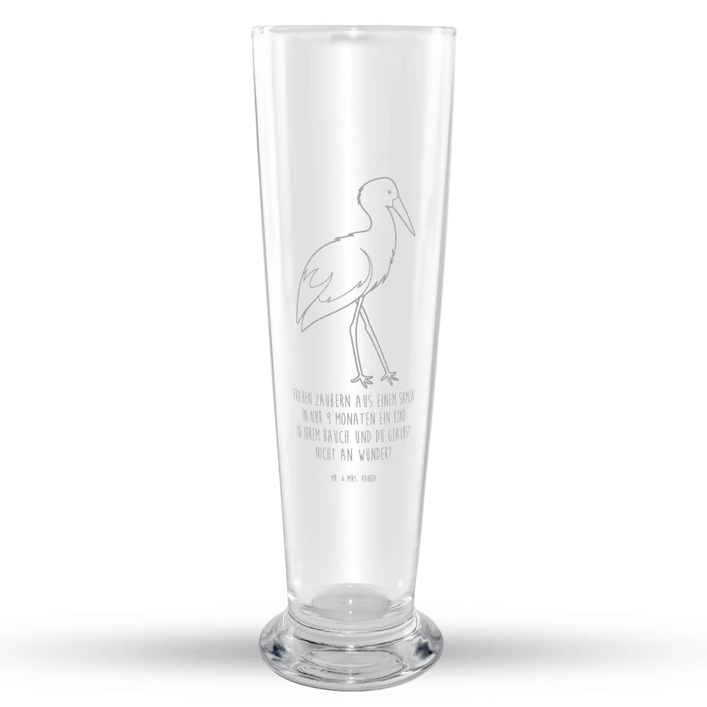 Weizenglas Storch Weizenglas, Weizen Glas, Vatertag, Weizenbier Glas, Weizenbierglas, Tiermotive, Gute Laune, lustige Sprüche, Tiere, Storch, Störche, Schwangerschaft, Geburt, Mutter, Mütter, Mutter werden, Schwanger, Babybauch, Baby