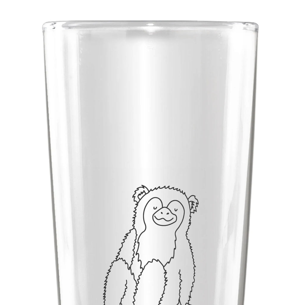 Weizenglas Affe Weizenglas, Weizen Glas, Vatertag, Weizenbier Glas, Weizenbierglas, Afrika, Wildtiere, Affe, Äffchen, Affen, Selbstliebe, Respekt, Motivation, Selbstachtung, Liebe, Selbstbewusstsein, Selfcare