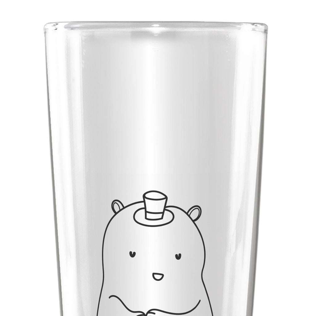 Weizenglas Hamster Hut Weizenglas, Weizen Glas, Vatertag, Weizenbier Glas, Weizenbierglas, Tiermotive, Gute Laune, lustige Sprüche, Tiere, Hamster, Hut, Magier, Zylinder, Zwerghamster, Zauberer