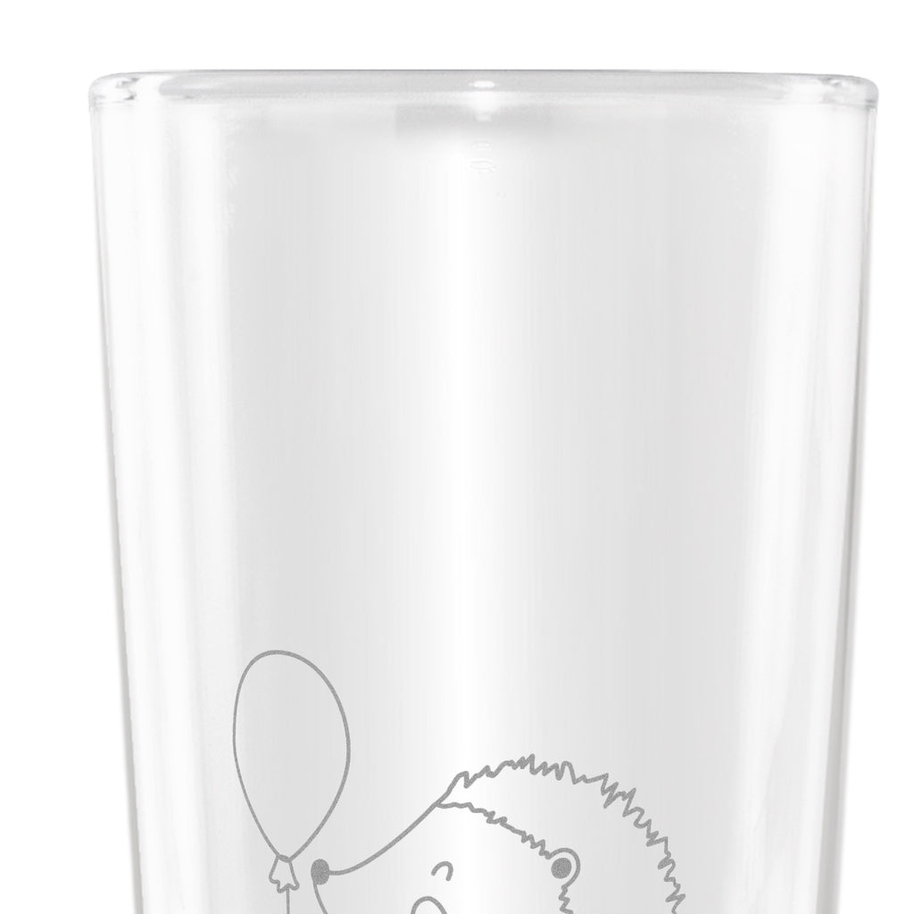 Weizenglas Igel Luftballon Weizenglas, Weizen Glas, Vatertag, Weizenbier Glas, Weizenbierglas, Tiermotive, Gute Laune, lustige Sprüche, Tiere, Igel, Geburtstag, Herzlichen Glückwunsch, Glückwunsch, Geburtstagskind, Ballon, Happy Birthday