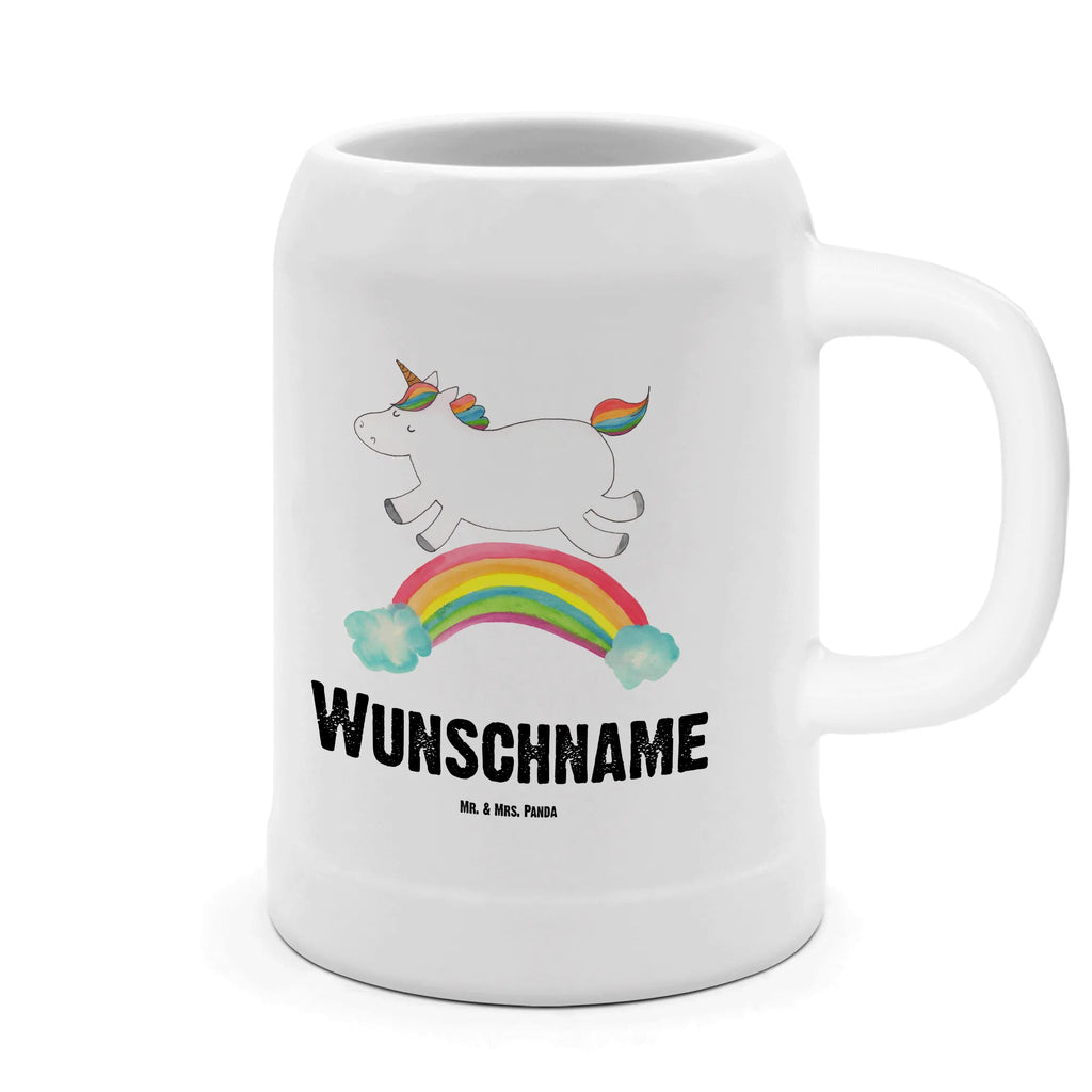 Personalisierter Bierkrug Einhorn Regenbogen Bierkrug mit Namen, Bierkrug personalisieren, Bierglas mit Namen, Personalisierung, Bedrucken, Einhorn, Einhörner, Einhorn Deko, Pegasus, Unicorn, Regenbogen, Glitzer, Einhornpower, Erwachsenwerden, Einhornautobahn