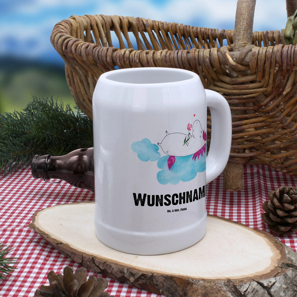 Personalisierter Bierkrug Einhorn Verliebt Bierkrug mit Namen, Bierkrug personalisieren, Bierglas mit Namen, Personalisierung, Bedrucken, Einhorn, Einhörner, Einhorn Deko, Pegasus, Unicorn, verliebt, Liebe, Liebesbeweis, Freundin, Wolke