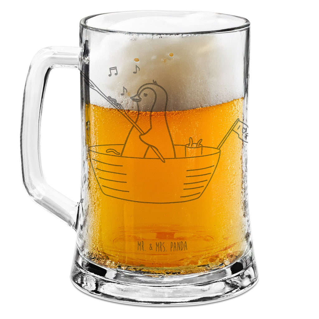 Gravur Bierkrug Pinguin Angelboot Bierkrug, Bier Krug, Bierkrug Glas, Vatertag, Pinguin, Pinguine, Angeln, Boot, Angelboot, Lebenslust, Leben, genießen, Motivation, Neustart, Neuanfang, Trennung, Scheidung, Geschenkidee Liebeskummer