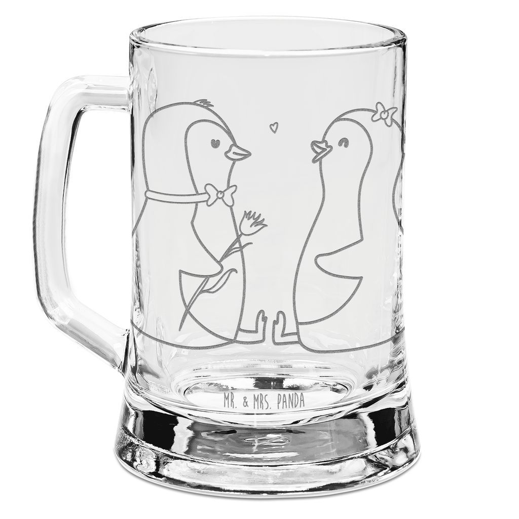 Gravur Bierkrug Pinguin Pärchen Bierkrug, Bier Krug, Bierkrug Glas, Vatertag, Pinguin, Pinguine, Liebe, Liebespaar, Liebesbeweis, Liebesgeschenk, Verlobung, Jahrestag, Hochzeitstag, Hochzeit, Hochzeitsgeschenk, große Liebe, Traumpaar