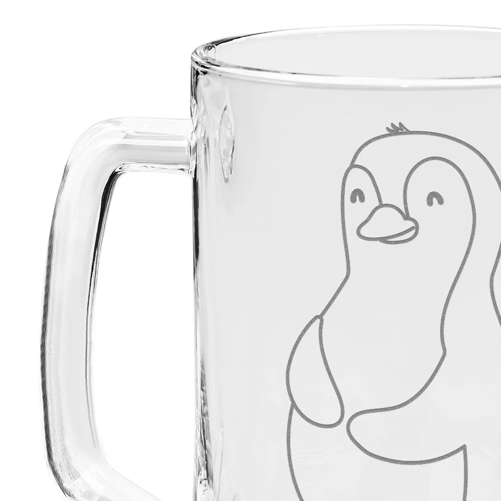 Gravur Bierkrug Pinguin Diät Bierkrug, Bier Krug, Bierkrug Glas, Vatertag, Pinguin, Pinguine, Diät, Abnehmen, Abspecken, Gewicht, Motivation, Selbstliebe, Körperliebe, Selbstrespekt