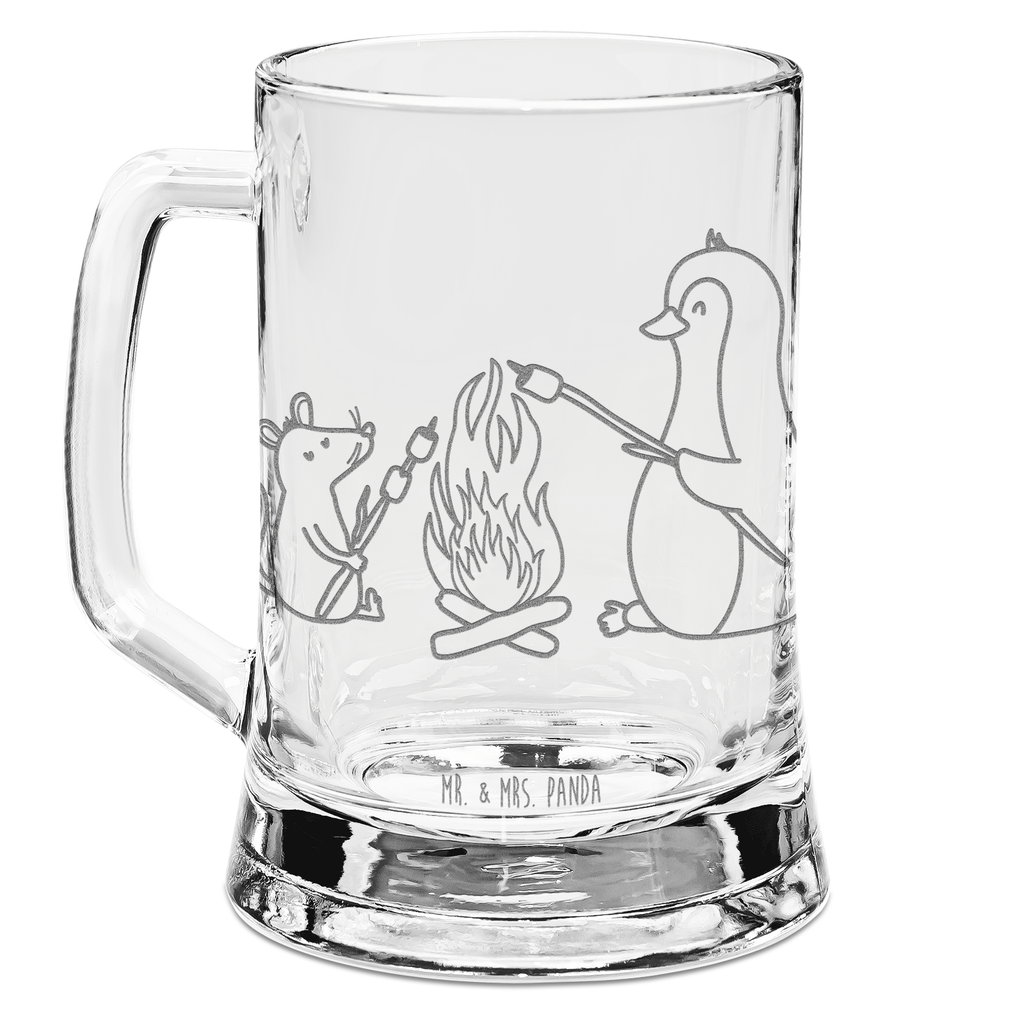 Gravur Bierkrug Pinguin Lagerfeuer Bierkrug, Bier Krug, Bierkrug Glas, Vatertag, Pinguin, Maus, Pinguine, Lagerfeuer, Leben, Arbeit, Job, Motivation, Büro, Büroalltag, Lebensspruch, Lebensmotivation, Neustart, Liebe, grillen, Feuer, Marshmallows