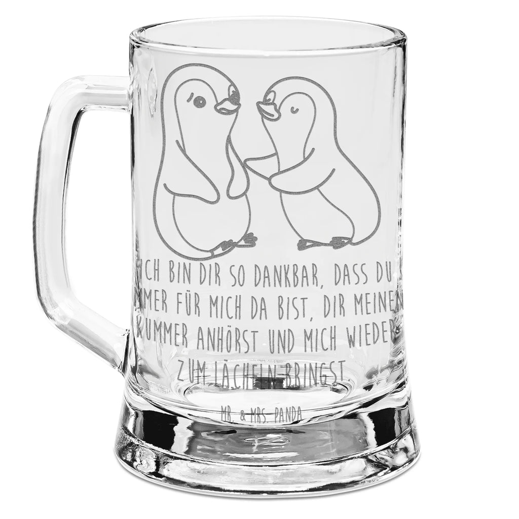 Gravur Bierkrug Pinguine trösten Bierkrug, Bier Krug, Bierkrug Glas, Vatertag, Liebe, Partner, Freund, Freundin, Ehemann, Ehefrau, Heiraten, Verlobung, Heiratsantrag, Liebesgeschenk, Jahrestag, Hocheitstag, Valentinstag, Geschenk für Frauen, Hochzeitstag, Mitbringsel, Geschenk für Freundin, Geschenk für Partner, Liebesbeweis, für Männer, für Ehemann