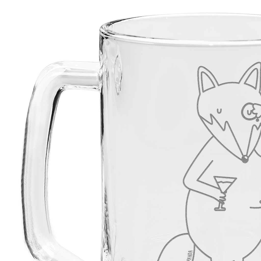 Gravur Bierkrug Fuchs Lord Bierkrug, Bier Krug, Bierkrug Glas, Vatertag, Fuchs, Füchse, tröstende Worte, Spruch lustig, Liebeskummer Geschenk, Motivation Spruch, Problemlösung