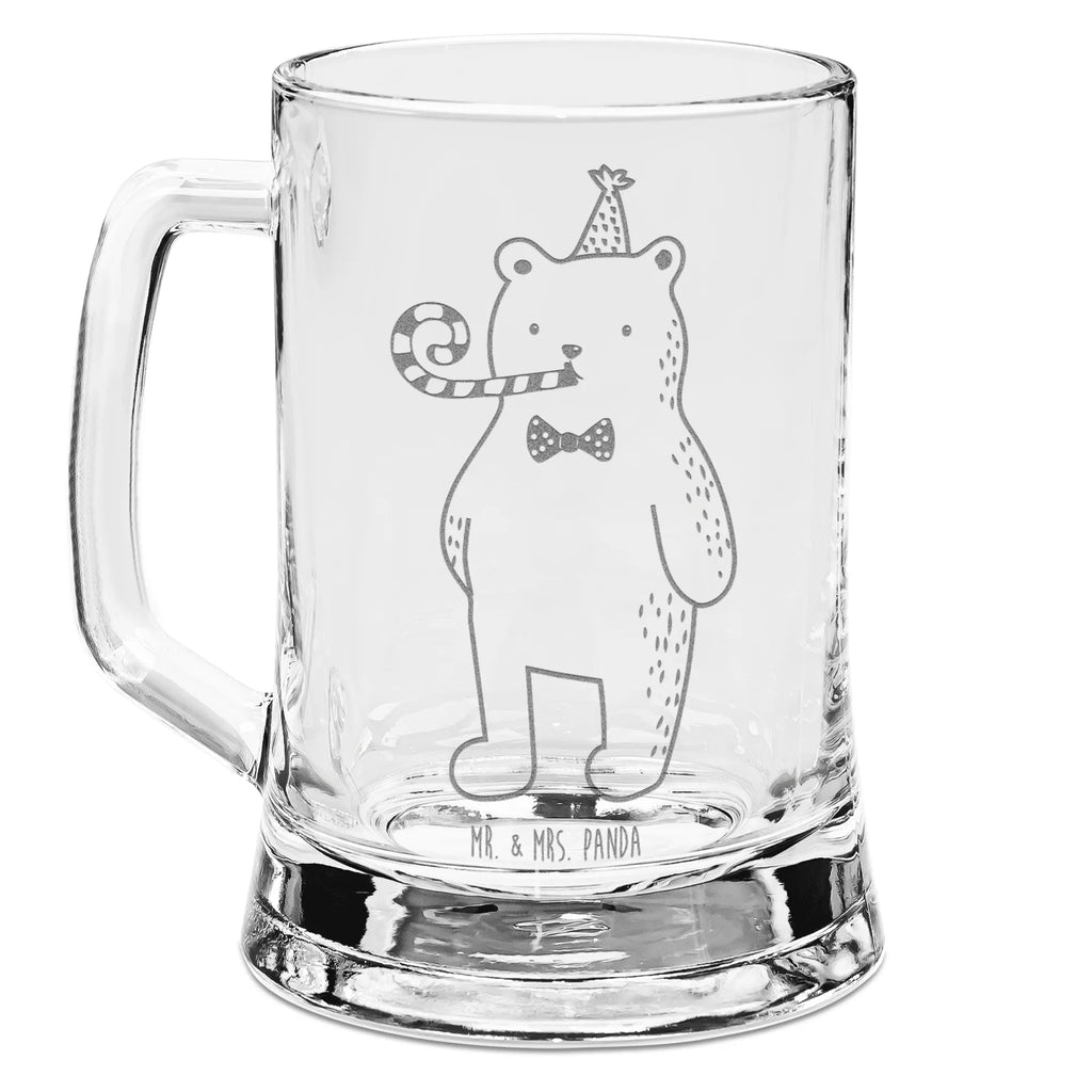 Gravur Bierkrug Bär Geburtstag Bierkrug, Bier Krug, Bierkrug Glas, Vatertag, Bär, Teddy, Teddybär, Happy Birthday, Alles Gute, Glückwunsch, Geburtstag