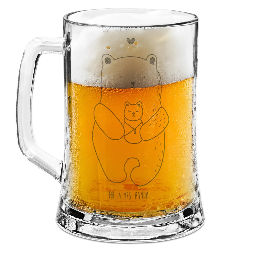 Gravur Bierkrug Bär Baby Bierkrug, Bier Krug, Bierkrug Glas, Vatertag, Bär, Teddy, Teddybär, Eltern, Mutter, Baby, Taufe, Geburt, Nichte, Neffe, Enkel, Enkelin, Täufling, Geburtstag, Glückwunsch