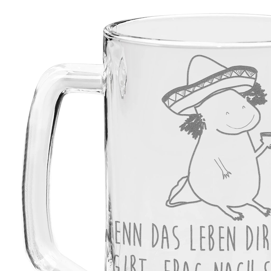 Gravur Bierkrug Axolotl Tequila Bierkrug, Bier Krug, Bierkrug Glas, Vatertag, Axolotl, Molch, Mexico, Mexiko, Sombrero, Zitrone, Tequila, Motivation, Spruch, Schwanzlurch, Lurch, Lurche, Axolot, Feuerdrache, Feuersalamander