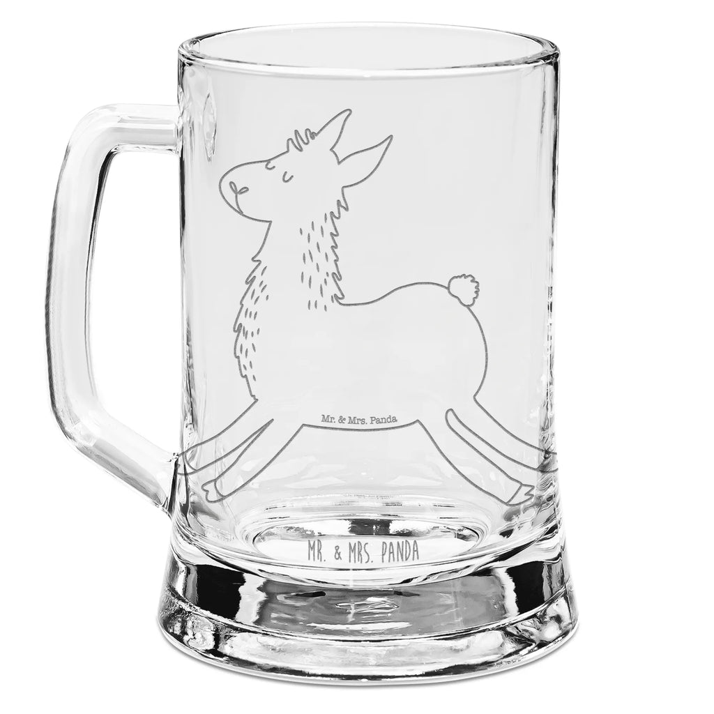 Gravur Bierkrug Lama Springen Bierkrug, Bier Krug, Bierkrug Glas, Vatertag, Lama, Alpaka, Lamas, Lieblingstag, Happy day, fröhlich, Glück, Freundin, Liebeskummer, Neustart, guten Morgen, Start, Prüfung, Abitur