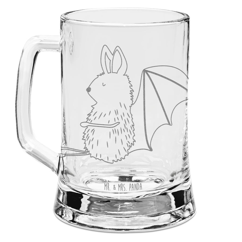 Gravur Bierkrug Fledermaus Sitzen Bierkrug, Bier Krug, Bierkrug Glas, Vatertag, Tiermotive, Gute Laune, lustige Sprüche, Tiere, Fledermaus, Fledermäuse, Motivation, entspannen