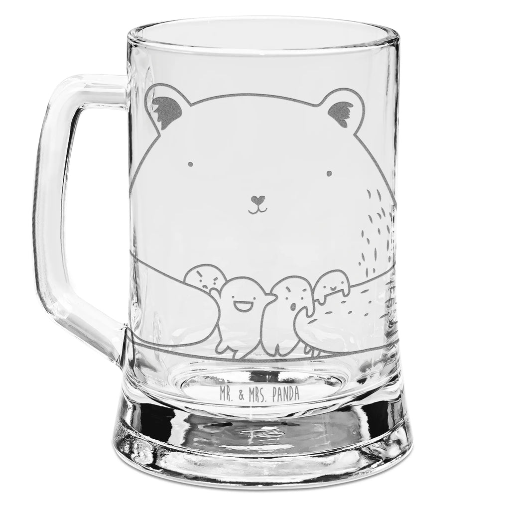 Gravur Bierkrug Bär Gefühl Bierkrug, Bier Krug, Bierkrug Glas, Vatertag, Bär, Teddy, Teddybär, Wahnsinn, Verrückt, Durchgedreht