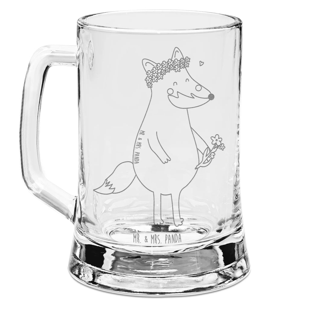 Gravur Bierkrug Fuchs Blumen Bierkrug, Bier Krug, Bierkrug Glas, Vatertag, Fuchs, Füchse, Fox, Liebe, Freundin, Fuchsmädchen, Blumenmädchen, Freundinnen, Liebesbeweis, Blume, Blumen, Motivation, Freude, ich, mich, Selbstliebe