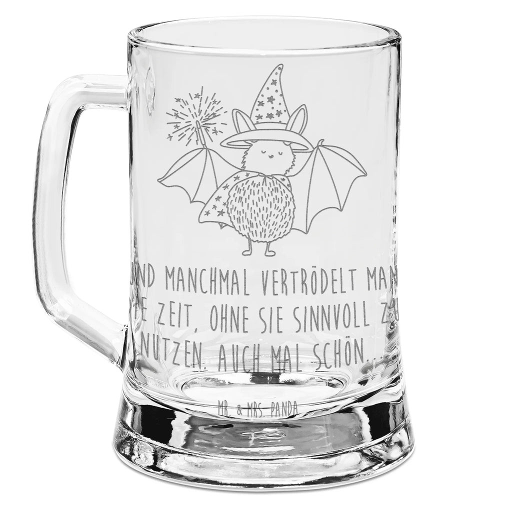 Gravur Bierkrug Fledermaus Zauberer Bierkrug, Bier Krug, Bierkrug Glas, Vatertag, Tiermotive, Gute Laune, lustige Sprüche, Tiere, Fledermaus, Fledermäuse, Zauberer, Magier, Frauen, reinsteigern