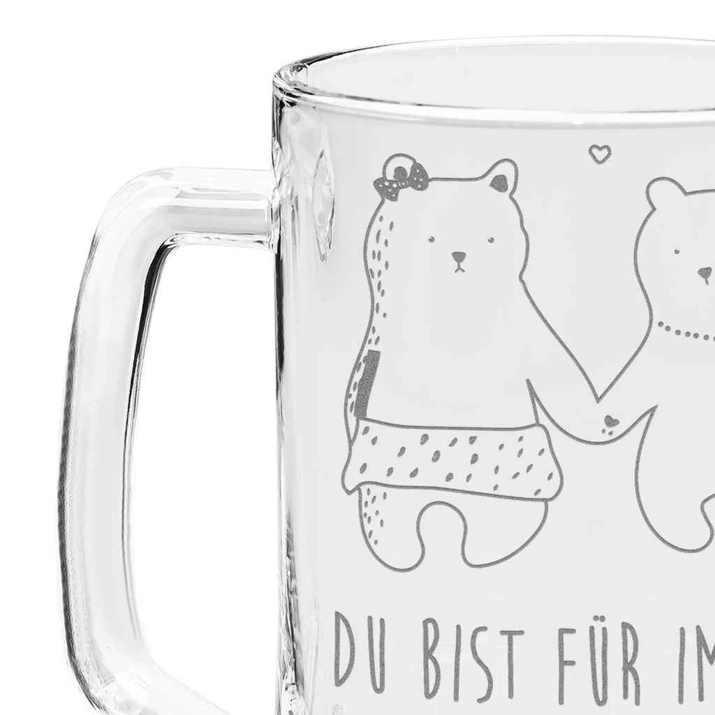 Gravur Bierkrug Bär Freundin Bierkrug, Bier Krug, Bierkrug Glas, Vatertag, Bär, Teddy, Teddybär, Bär Freundin Beste Freund Liebe Liebesbeweis Verliebt Kumpel Kumpeliene