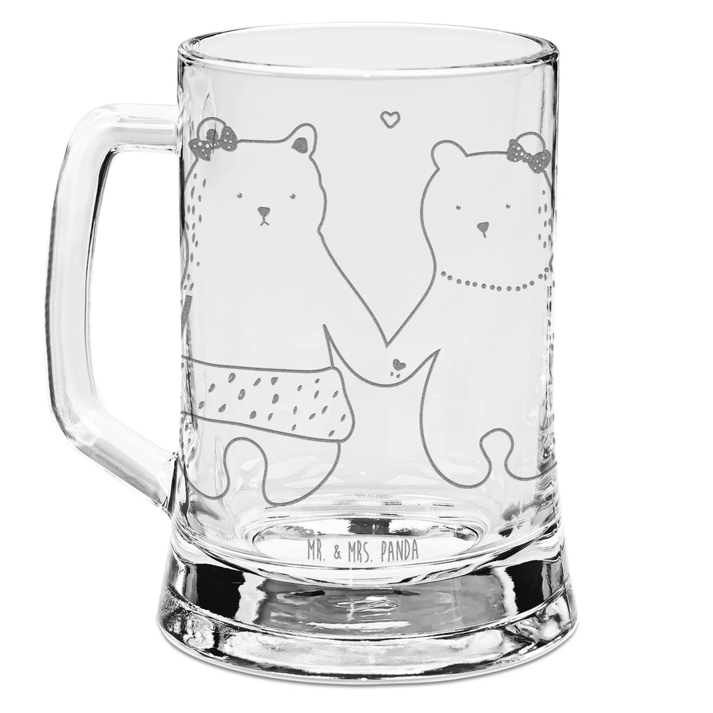 Gravur Bierkrug Bär Freundin Bierkrug, Bier Krug, Bierkrug Glas, Vatertag, Bär, Teddy, Teddybär, Bär Freundin Beste Freund Liebe Liebesbeweis Verliebt Kumpel Kumpeliene