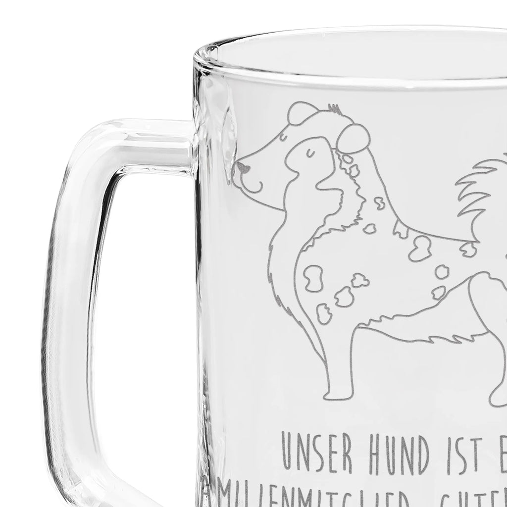 Gravur Bierkrug Hund Australien Shepherd Bierkrug, Bier Krug, Bierkrug Glas, Vatertag, Hund, Hundemotiv, Haustier, Hunderasse, Tierliebhaber, Hundebesitzer, Sprüche, Australien Shepherd, Shepherd, Hundeliebe, Familienhund, Spruch