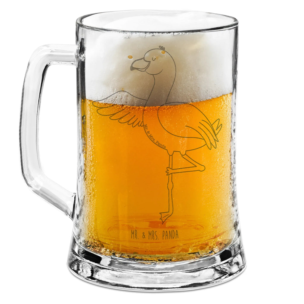 Gravur Bierkrug Flamingo Yoga Bierkrug, Bier Krug, Bierkrug Glas, Vatertag, Flamingo, Vogel, Yoga, Namaste, Achtsamkeit, Yoga-Übung, Entspannung, Ärger, Aufregen, Tiefenentspannung