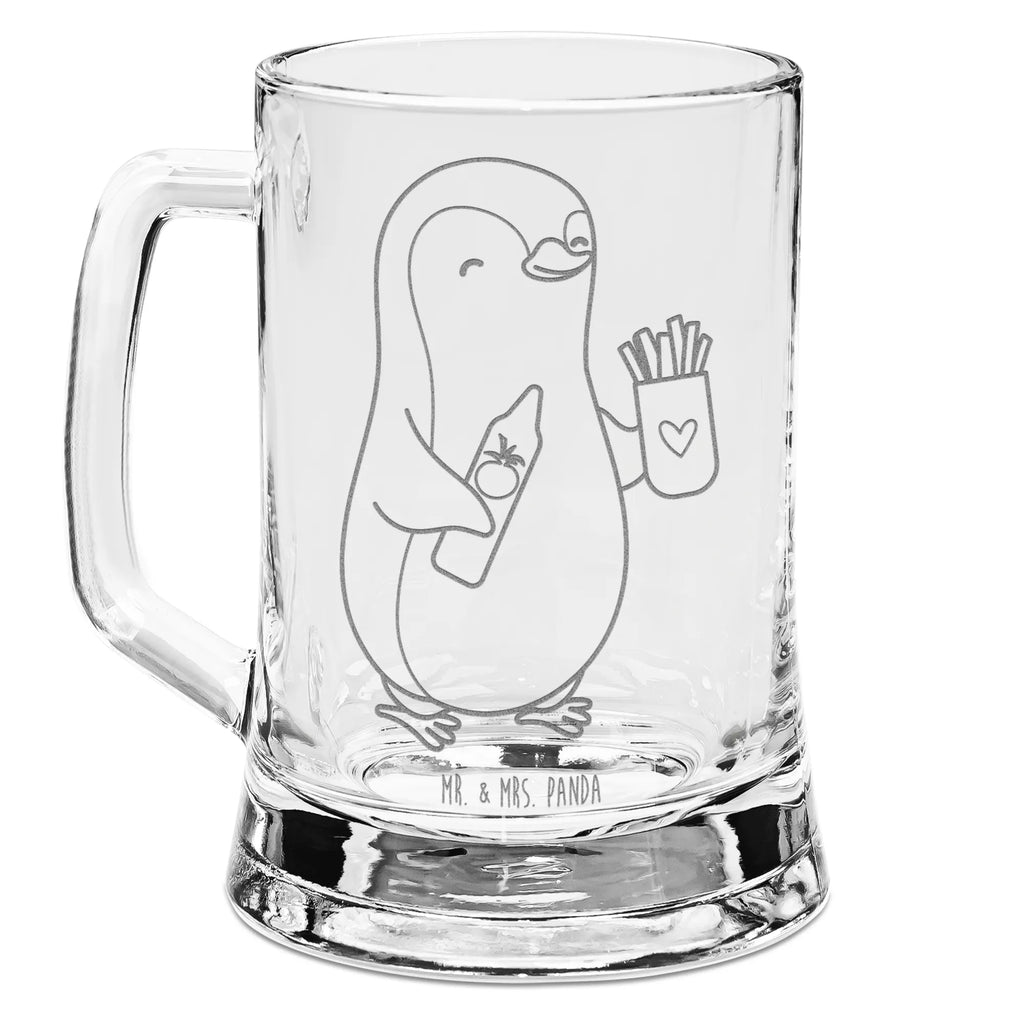 Gravur Bierkrug Pinguin Pommes Bierkrug, Bier Krug, Bierkrug Glas, Vatertag, Liebe, Partner, Freund, Freundin, Ehemann, Ehefrau, Heiraten, Verlobung, Heiratsantrag, Liebesgeschenk, Jahrestag, Hocheitstag, Valentinstag, Geschenk für Frauen, Hochzeitstag, Mitbringsel, Geschenk für Freundin, Geschenk für Partner, Liebesbeweis, für Männer, für Ehemann