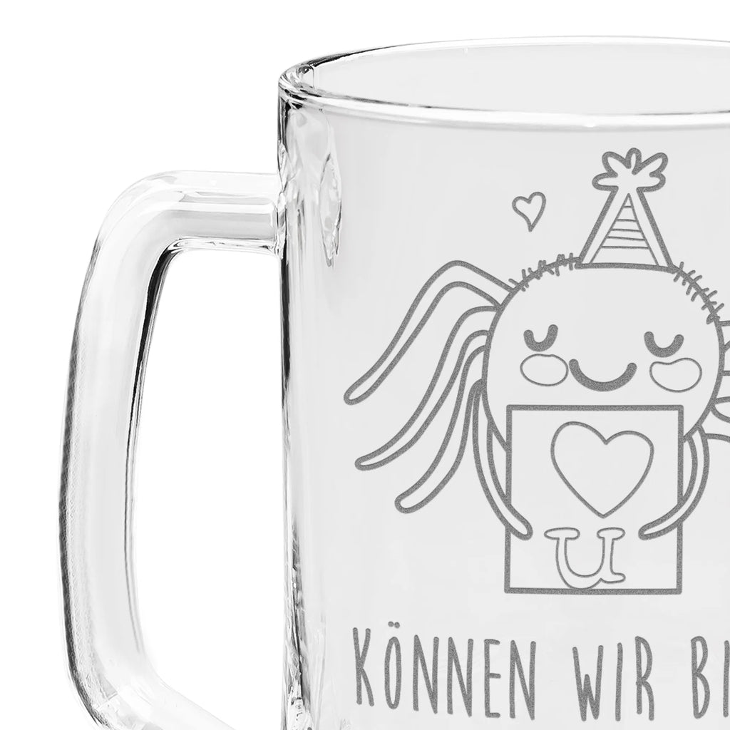 Gravur Bierkrug Spinne Agathe Brief Bierkrug, Bier Krug, Bierkrug Glas, Vatertag, Spinne Agathe, Spinne, Agathe, Videos, Merchandise, Liebesbeweis, Ich Liebe dich, Heiratsantrag, Verliebt, Liebespaar, Liebesgeschenk, Treuebeweis, Treuetest