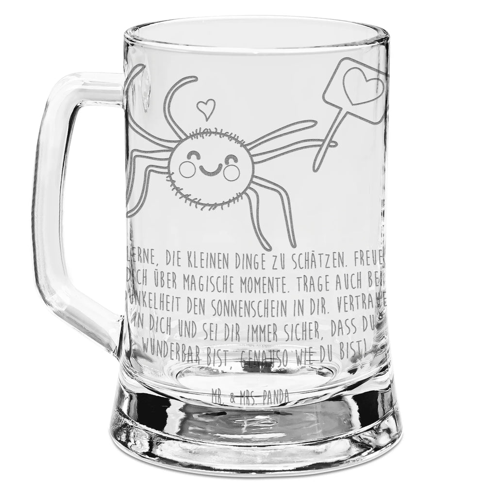 Gravur Bierkrug Spinne Agathe Motivation Bierkrug, Bier Krug, Bierkrug Glas, Vatertag, Spinne Agathe, Spinne, Agathe, Videos, Merchandise, Motivation, Glück, Liebe, Vertrauen, Dankeschön