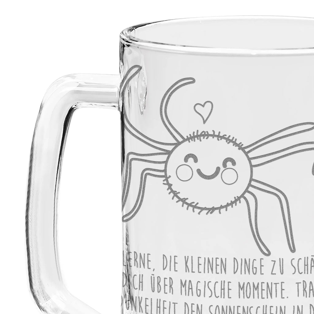 Gravur Bierkrug Spinne Agathe Motivation Bierkrug, Bier Krug, Bierkrug Glas, Vatertag, Spinne Agathe, Spinne, Agathe, Videos, Merchandise, Motivation, Glück, Liebe, Vertrauen, Dankeschön