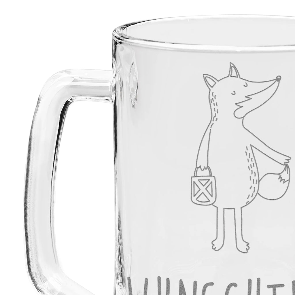 Personalisierter Gravur Bierkrug Fuchs Laterne Personalisierter Bierkrug, Personalisierter Bier Krug, Personalisiertes Bierkrug Glas, Bierkrug mit Namen, Bier Krug mit Namen, Bierkrug Glas mit Namen, Vatertag, Wunschtext, Wunschname, Personalisierbar, Selbst gestalten, Fuchs, Füchse, Spruch trösten, Liebeskummer Spruch, Laterne, Sankt Martin, Laternenumzug, Aufmuntern, Cäsar Otto Hugo Flaischlen