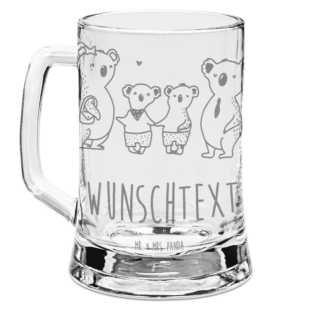 Personalisierter Gravur Bierkrug Koala Familie zwei Personalisierter Bierkrug, Personalisierter Bier Krug, Personalisiertes Bierkrug Glas, Bierkrug mit Namen, Bier Krug mit Namen, Bierkrug Glas mit Namen, Vatertag, Wunschtext, Wunschname, Personalisierbar, Selbst gestalten, Familie, Muttertag, Bruder, Schwester, Mama, Papa, Oma, Opa, Koala, Koalabär, beste Familie, Familienzeit, Familienleben, Koalafamilie, Lieblingsfamilie