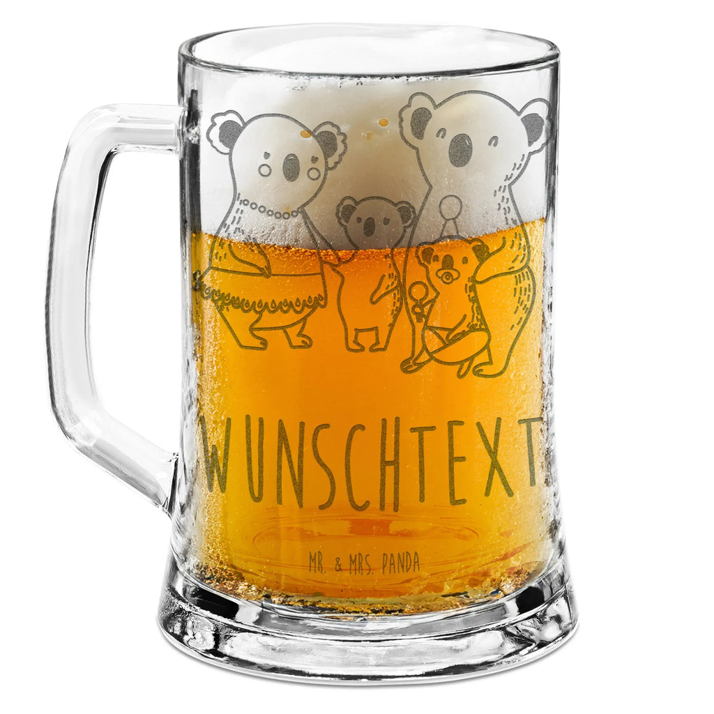 Personalisierter Gravur Bierkrug Koala Familie Personalisierter Bierkrug, Personalisierter Bier Krug, Personalisiertes Bierkrug Glas, Bierkrug mit Namen, Bier Krug mit Namen, Bierkrug Glas mit Namen, Vatertag, Wunschtext, Wunschname, Personalisierbar, Selbst gestalten, Familie, Muttertag, Bruder, Schwester, Mama, Papa, Oma, Opa, Koala, Koalas, Family, Kinder, Geschwister, Familienleben