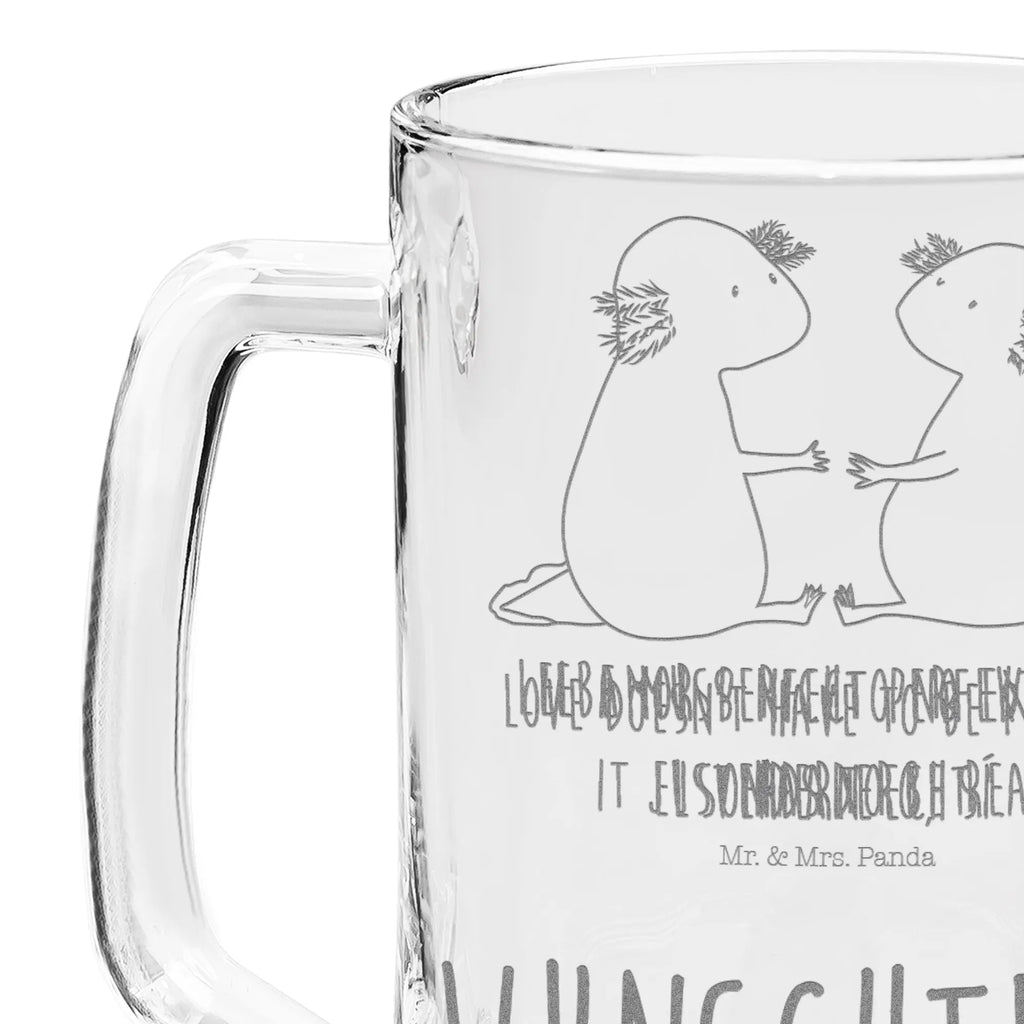 Personalisierter Gravur Bierkrug Axolotl Liebe Personalisierter Bierkrug, Personalisierter Bier Krug, Personalisiertes Bierkrug Glas, Bierkrug mit Namen, Bier Krug mit Namen, Bierkrug Glas mit Namen, Vatertag, Wunschtext, Wunschname, Personalisierbar, Selbst gestalten, Axolotl, Molch, Axolot, Schwanzlurch, Lurch, Lurche, Liebe, große Liebe, Liebesbeweis, Freund, Verlobter, Ehemann, Jahrestag, Valentinstag