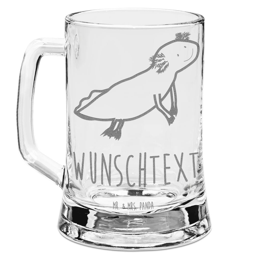 Personalisierter Gravur Bierkrug Axolotl Schwimmen Personalisierter Bierkrug, Personalisierter Bier Krug, Personalisiertes Bierkrug Glas, Bierkrug mit Namen, Bier Krug mit Namen, Bierkrug Glas mit Namen, Vatertag, Wunschtext, Wunschname, Personalisierbar, Selbst gestalten, Axolotl, Molch, Axolot, Schwanzlurch, Lurch, Lurche, Problem, Probleme, Lösungen, Motivation