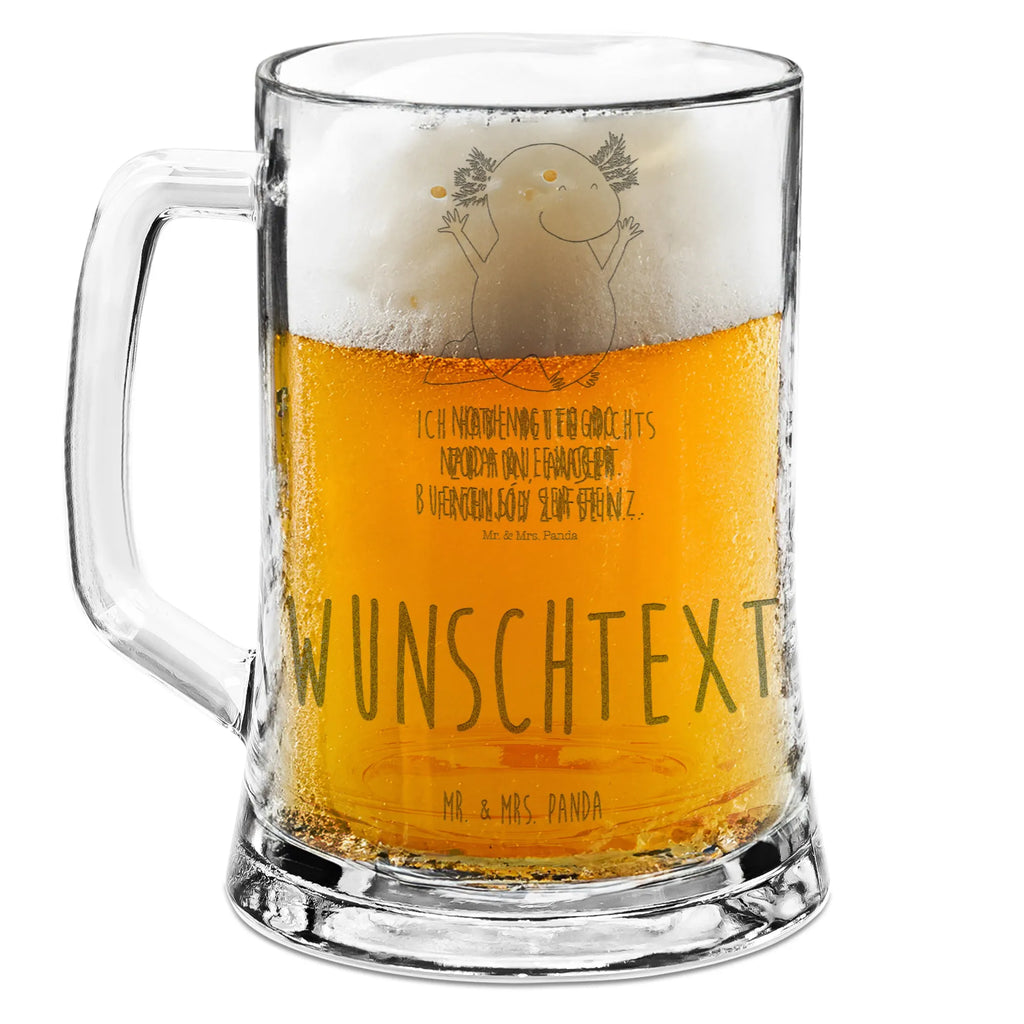 Personalisierter Gravur Bierkrug Axolotl Hurra Personalisierter Bierkrug, Personalisierter Bier Krug, Personalisiertes Bierkrug Glas, Bierkrug mit Namen, Bier Krug mit Namen, Bierkrug Glas mit Namen, Vatertag, Wunschtext, Wunschname, Personalisierbar, Selbst gestalten, Axolotl, Molch, Axolot, Schwanzlurch, Lurch, Lurche, fröhlich, Spaß, Freude, Motivation, Zufriedenheit