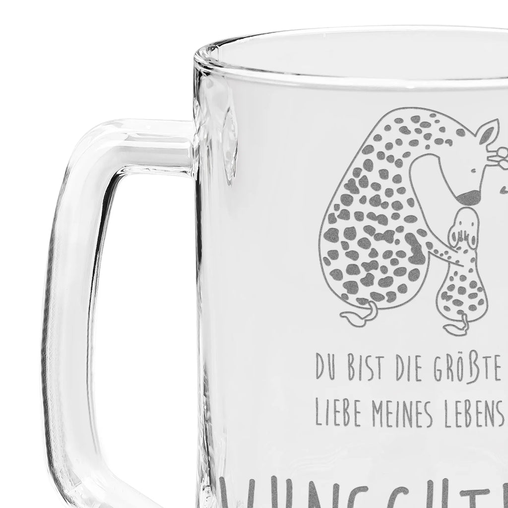 Personalisierter Gravur Bierkrug Giraffe Kind Personalisierter Bierkrug, Personalisierter Bier Krug, Personalisiertes Bierkrug Glas, Bierkrug mit Namen, Bier Krug mit Namen, Bierkrug Glas mit Namen, Vatertag, Wunschtext, Wunschname, Personalisierbar, Selbst gestalten, Afrika, Wildtiere, Giraffe, Kind, Mutter, Mama, Tochter, Sohn, Lieblingsmensch