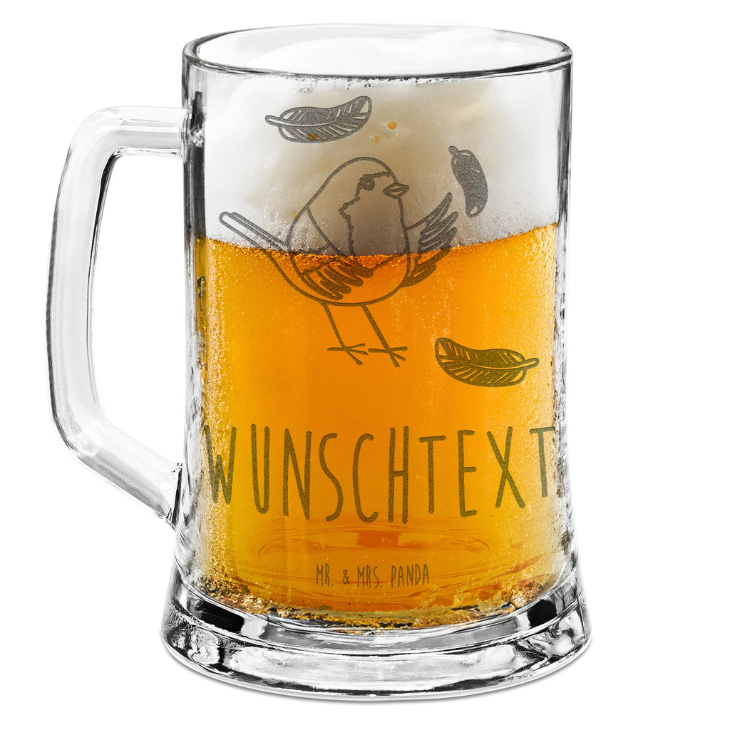 Personalisierter Gravur Bierkrug Rotkehlchen Federn Personalisierter Bierkrug, Personalisierter Bier Krug, Personalisiertes Bierkrug Glas, Bierkrug mit Namen, Bier Krug mit Namen, Bierkrug Glas mit Namen, Vatertag, Wunschtext, Wunschname, Personalisierbar, Selbst gestalten, Tiermotive, Gute Laune, lustige Sprüche, Tiere, What if i fall, Rotkehlchen, Spruch Motivation, Spruch Mut, Vogel, Motivation Sprüche, Motivationsbilder, fliegen