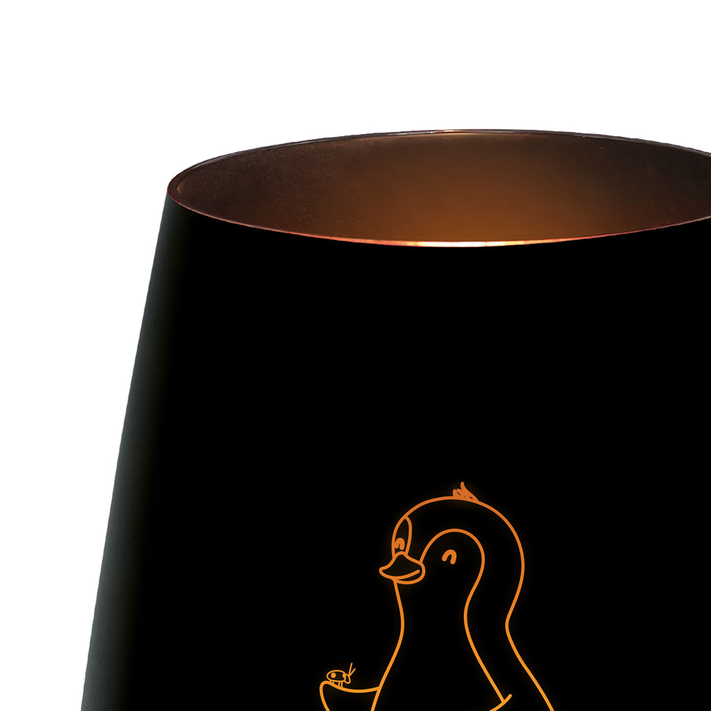 Gold Windlicht Pinguin Marienkäfer Windlicht, Teelicht, Graviertes Windlicht, Windlicht Gravur, Kerze, Windlicht aus Glas, Teelicht aus Glas, Pinguin, Pinguine, Marienkäfer, Liebe, Wunder, Glück, Freude, Lebensfreude