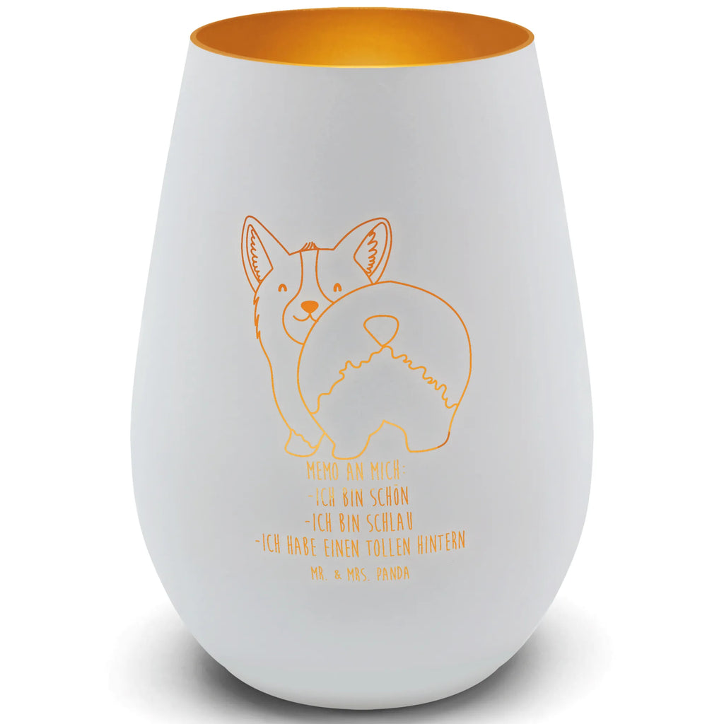 Gold Windlicht Corgi Po Windlicht, Teelicht, Graviertes Windlicht, Windlicht Gravur, Kerze, Windlicht aus Glas, Teelicht aus Glas, Hund, Hundemotiv, Haustier, Hunderasse, Tierliebhaber, Hundebesitzer, Sprüche, Corgie, Hundeliebe, Motivation, Selbstliebe, Spruch