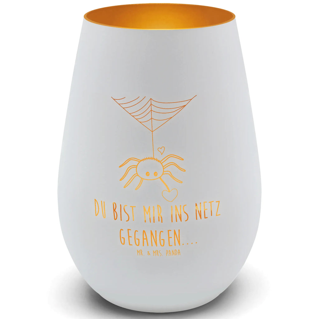 Gold Windlicht Spinne Agathe Liebe Windlicht, Teelicht, Graviertes Windlicht, Windlicht Gravur, Kerze, Windlicht aus Glas, Teelicht aus Glas, Spinne Agathe, Spinne, Agathe, Videos, Merchandise, Liebe, Verliebt, Liebesbeweis, Liebesgeschenk